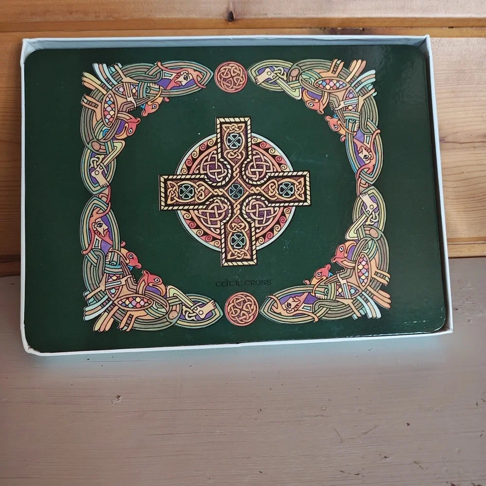 Celtic Art Placemats Six Placemats Made In Ireland Brian Murphy Heat Resistan C4